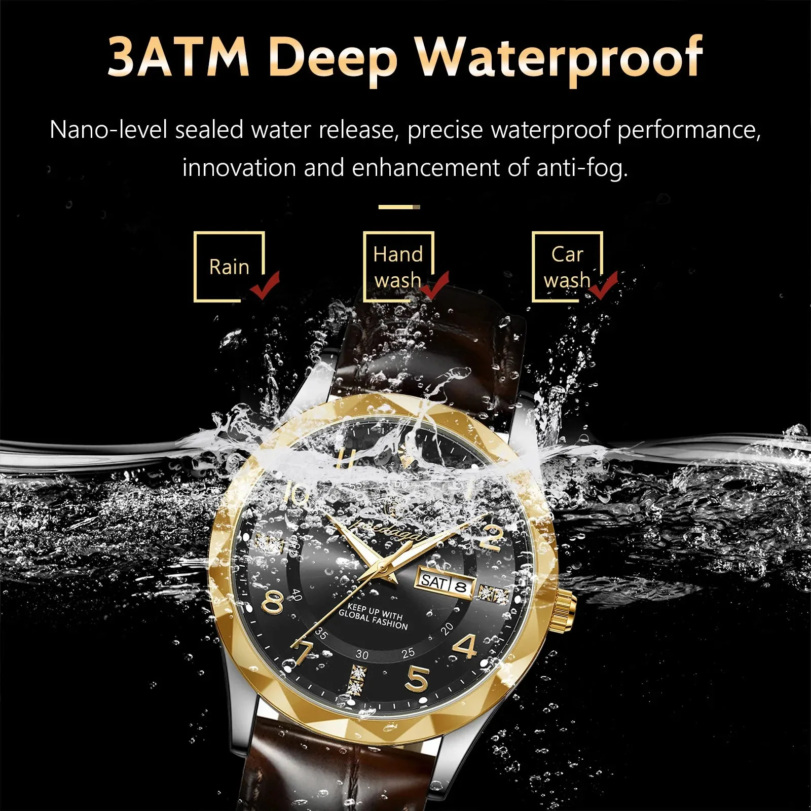 POEDAGAR Luxury Men's Sport Quartz Watch – Waterproof & Luminous