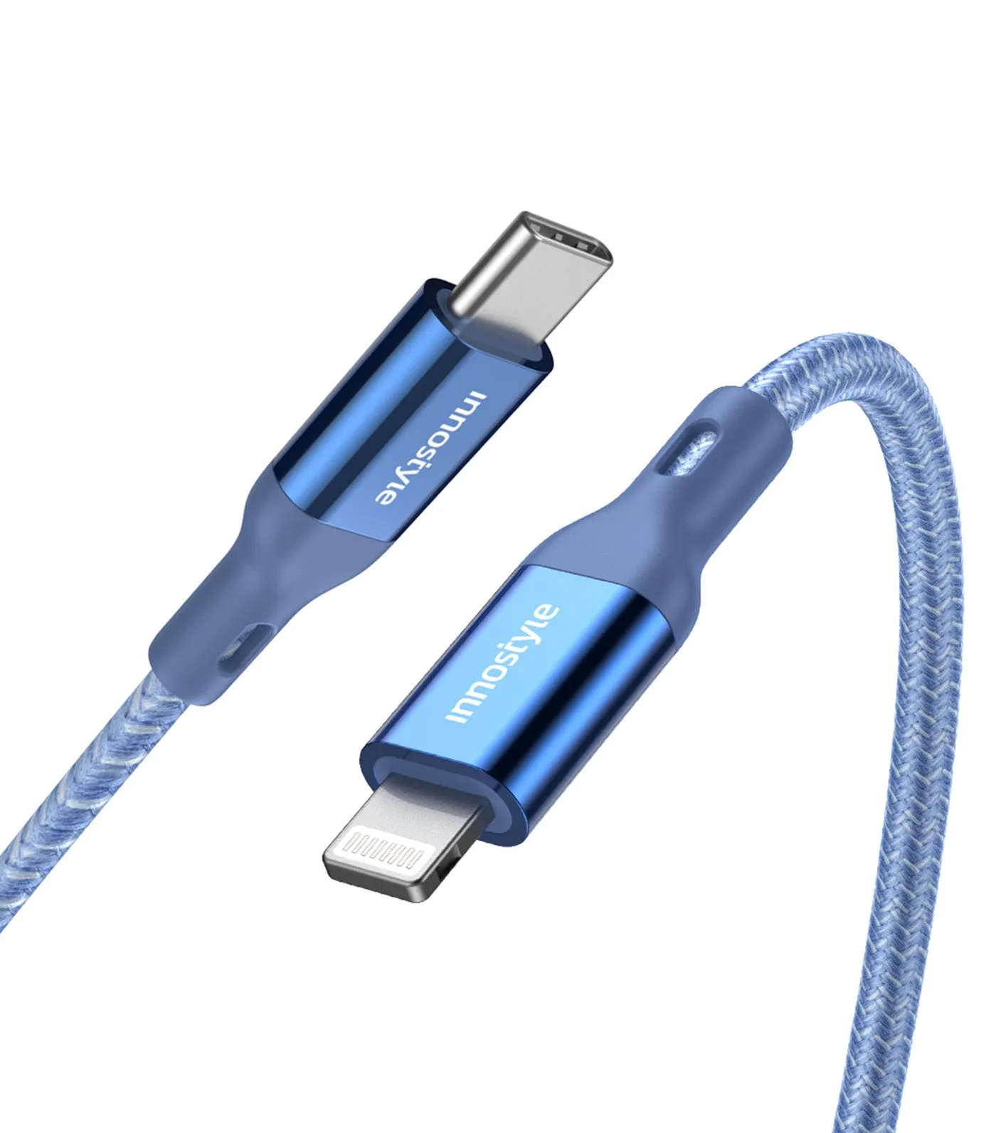 PowerFlex USB-C to Lightning Cable Blue