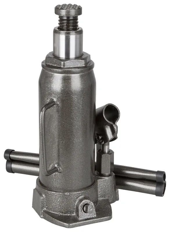 ProSource T010708 Hydraulic Bottle Jack, 8 ton, 9-1/16 to 18 in Lift, Steel, Gray :EA: QUANTITY: 1