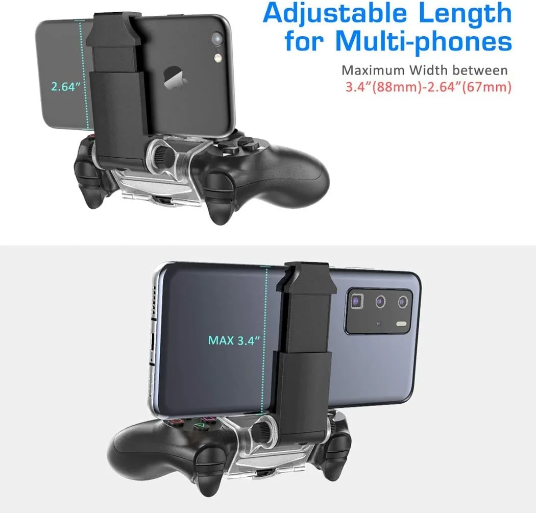 PS4 Controller Phone Mount Clip for Rmote Play