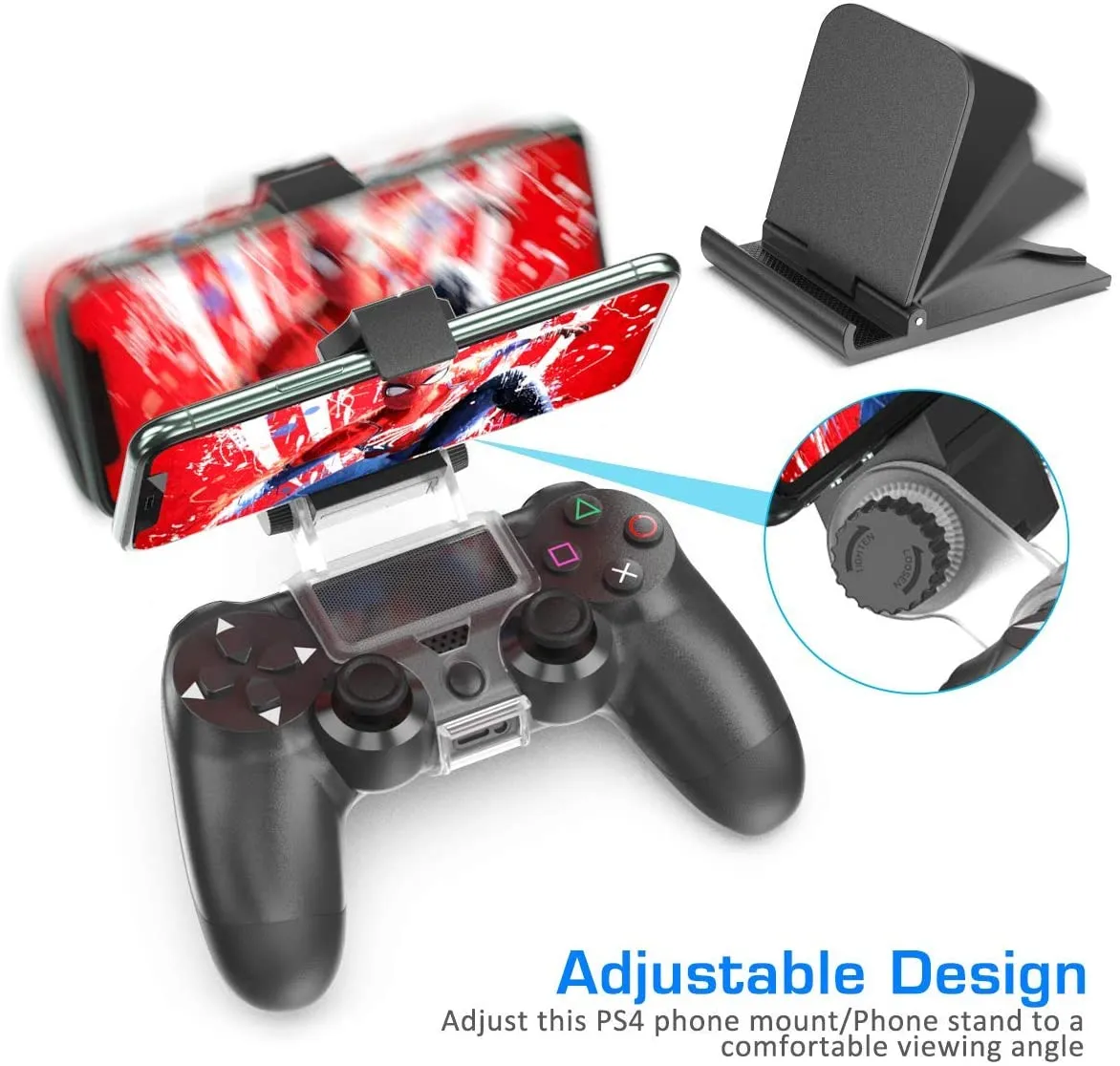 PS4 Controller Phone Mount Clip for Rmote Play