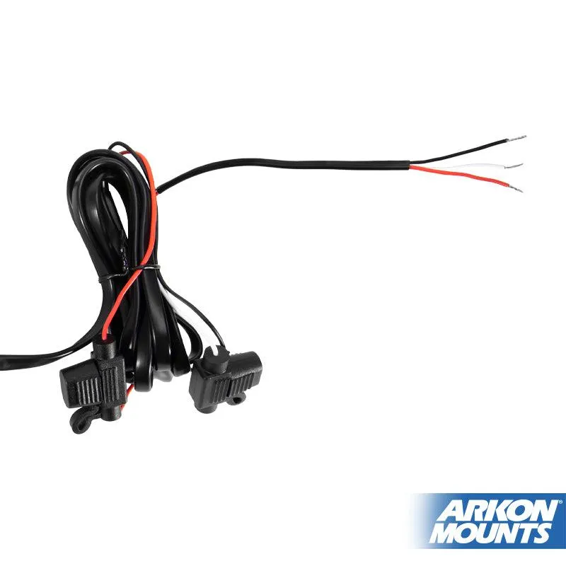 Quick Charge Hardwire Vehicle Power Adapter with In-Line Fuse