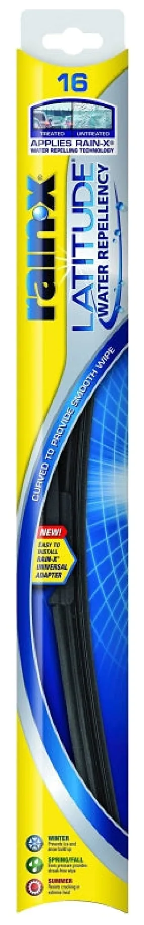 Rain-X Latitude 5079274-2/5079274 Winter Wiper Blade, 16 in, Curved Blade, Rubber :EA: QUANTITY: 1