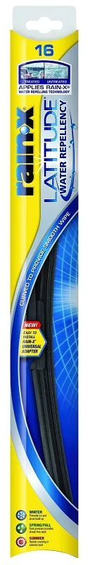 Rain-X Latitude 5079274-2/5079274 Winter Wiper Blade, 16 in, Curved Blade, Rubber :EA: QUANTITY: 1