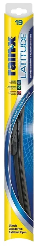 Rain-X Latitude 5079276-1/5079276 Winter Wiper Blade, 19 in, Curved Blade, Rubber :EA: QUANTITY: 1