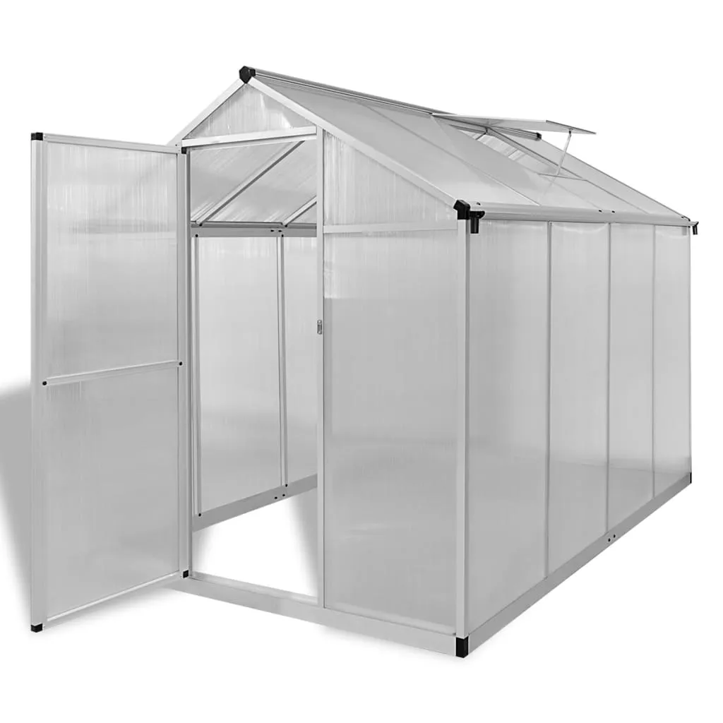 Reinforced Aluminium Greenhouse with Base Frame 49.5ft