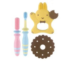 Richell - T.L.I Try Toothbrushing Habit Baby Toothbrush Set (3 Pieces)