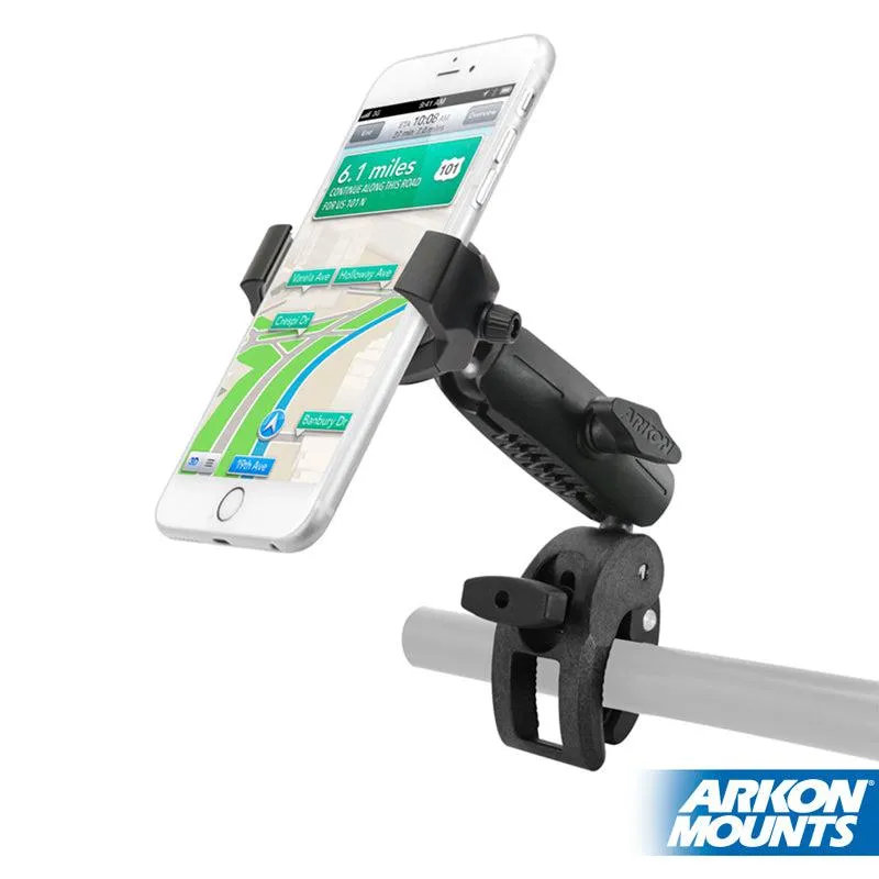 RoadVise® Ultra Clamp Phone and Tablet Mount with Security Knob and Two Shaft Arms