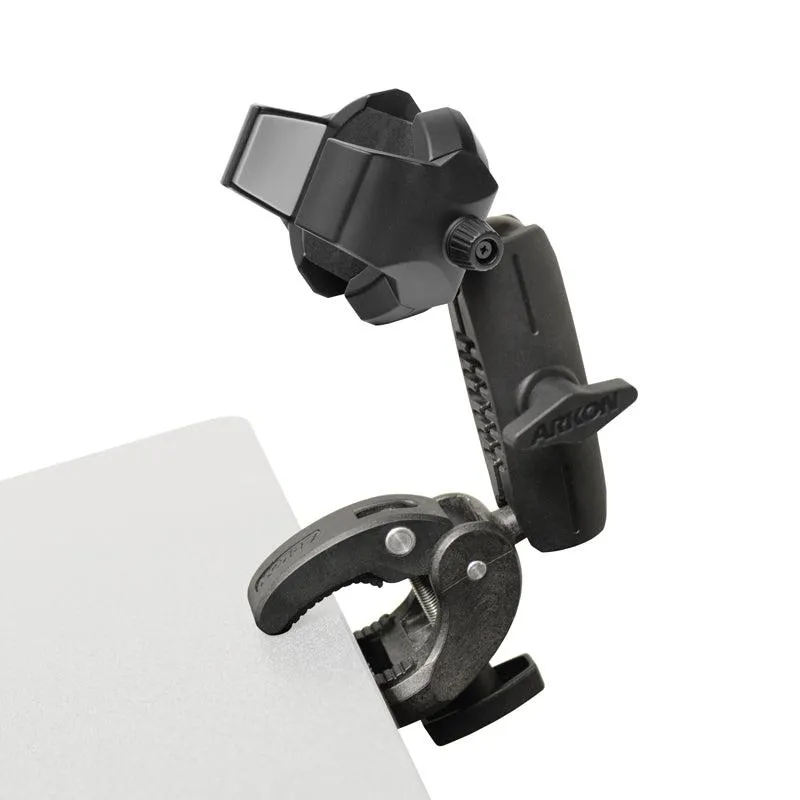 RoadVise® Ultra Clamp Phone and Tablet Mount with Security Knob and Two Shaft Arms