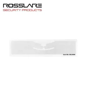 Rosslare - LT-UVG - UHF Windshield Label - Vehicle Prox Tag - 26 Bit - 40 ft. Range - 100 Labels