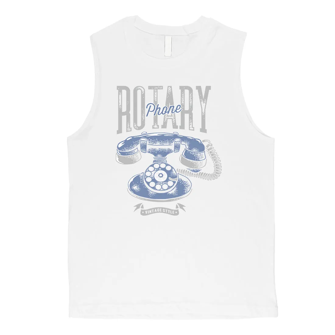 Rotary Phone Mens Muscle Shirt