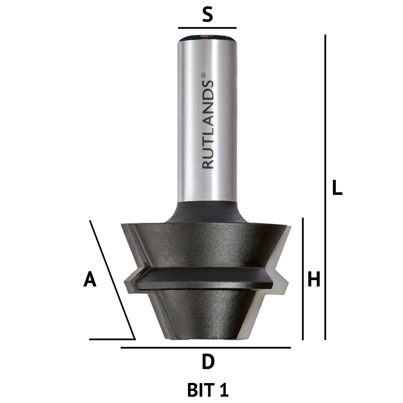 Router Bit Set - 22.5° Lock Mitre