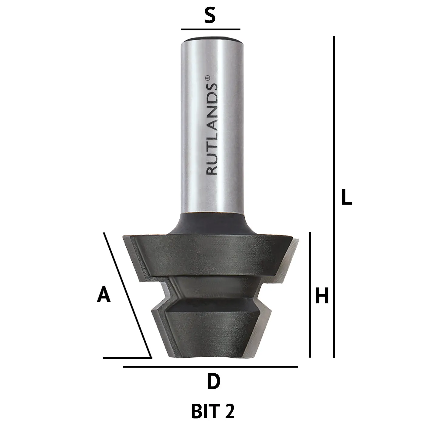 Router Bit Set - 22.5° Lock Mitre