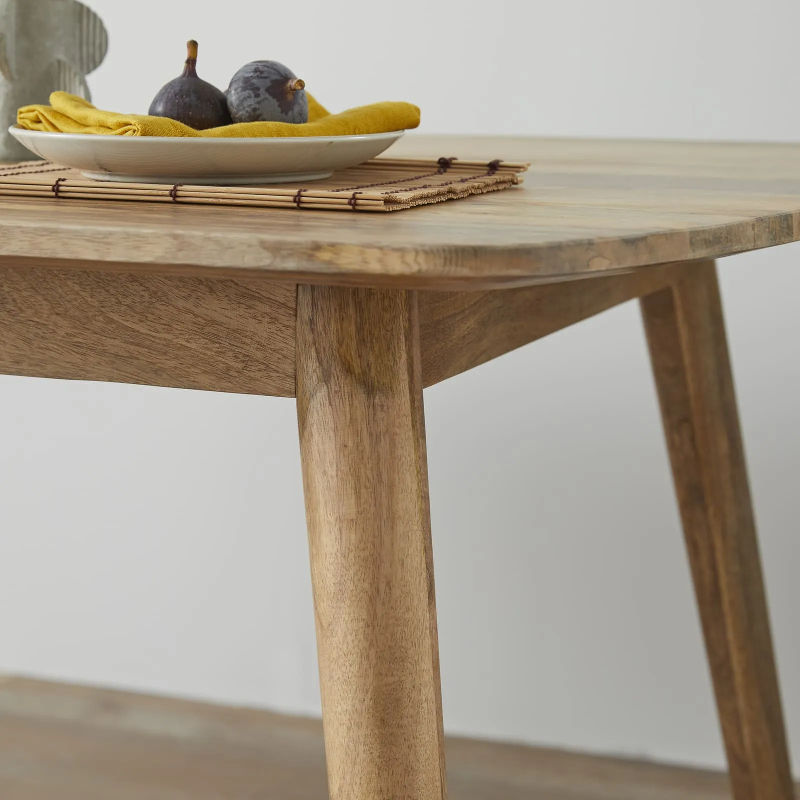 Rustic Mango Wood Dining Table for 6