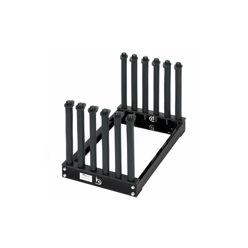 S-SERIES 5-LITE WINDSHIELD CARRIER W/15" MASTS, Windshield Truck Rack Steel, Windshield Glass Rack 15-Inch Height, Windshield Rack for Truck w/PVC Pad & Foam Padding, Glass Rack for Truck, for Glass Transportation