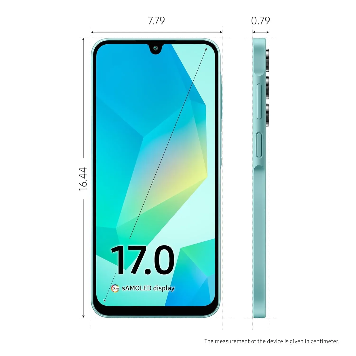 Samsung Galaxy A16 5G (Light Green, 6GB RAM, 128GB Storage) | Super AMOLED | 50MP Triple Camera with Ultra Wide Lens | 6 OS & 6 Years Security Updates | IP54 | Tap & Pay | 5000mAh