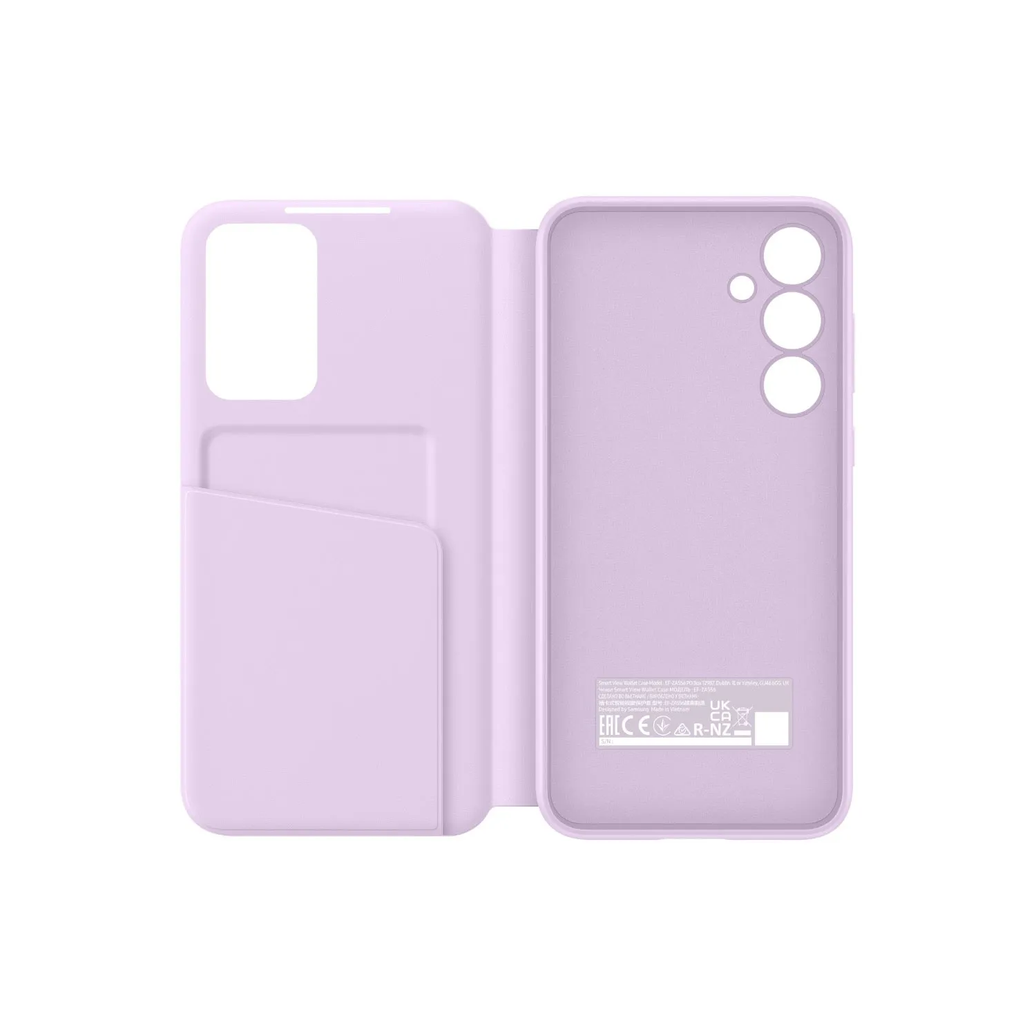 Samsung Smart View Wallet Cover - Samsung Galaxy A55 5G - Lavender