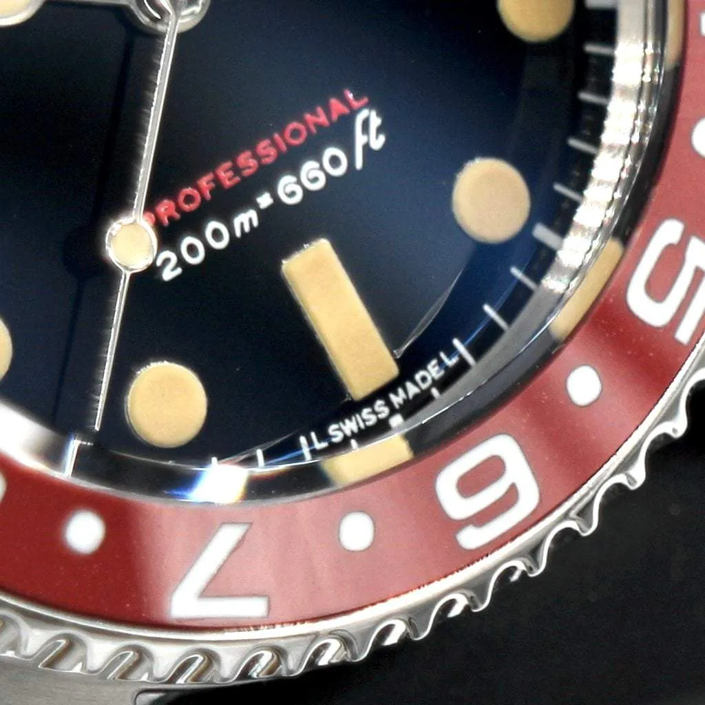 SEIKO SKX013 Vintage Submariner Pepsi Dual Time #1