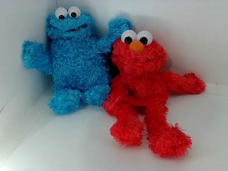 Sesame Street Elmo & Cookie Monster Plush Toys