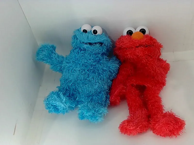 Sesame Street Elmo & Cookie Monster Plush Toys