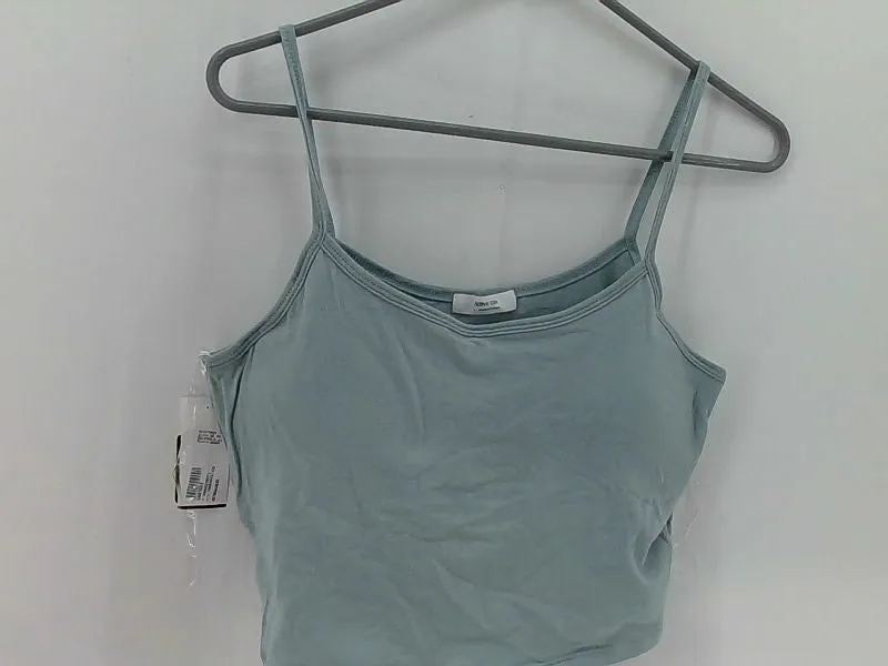 Shopper Beats Women's Light Blue Crop Top Size Large