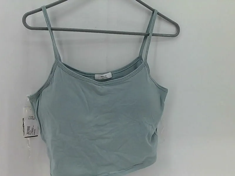 Shopper Beats Women's Light Blue Crop Top Size Large