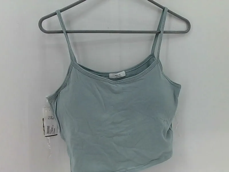 Shopper Beats Women's Light Blue Crop Top Size Large