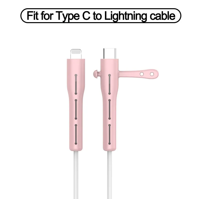 Silicone Cable Cord Protector Clip