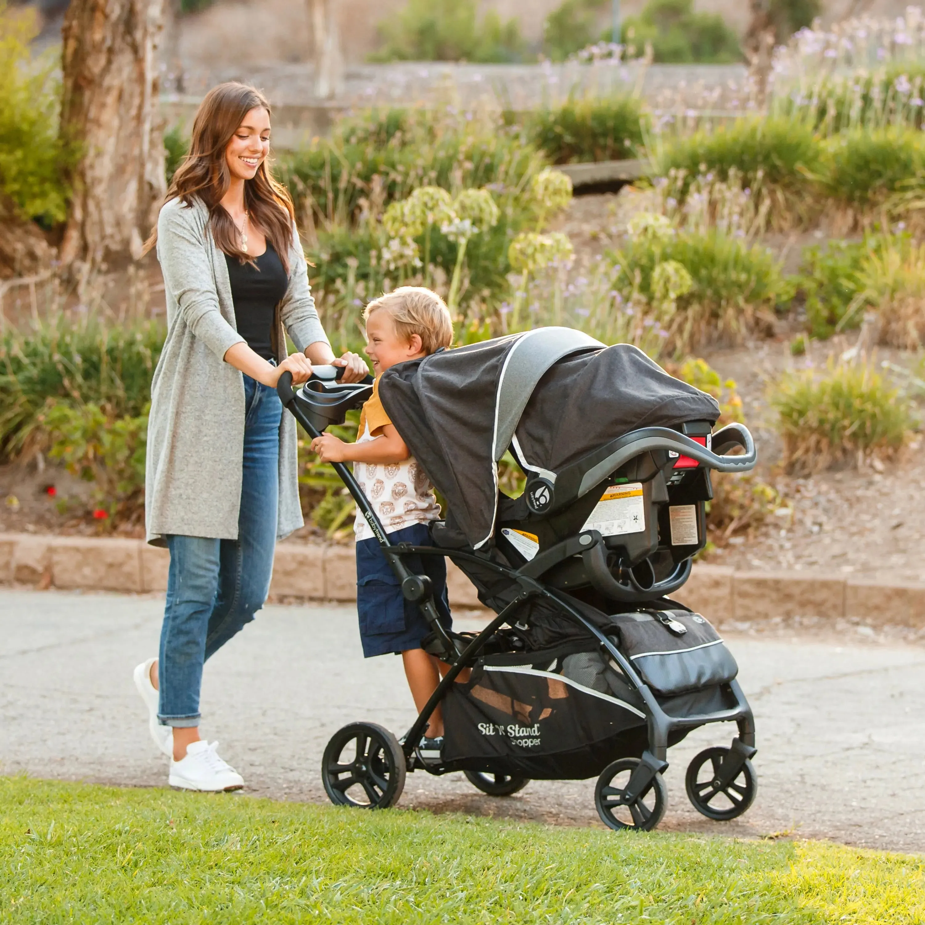 Sit N Stand® 5-in-1 Shopper Travel System with Ally™ 35 Infant Car Seat