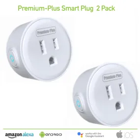 Smart Plug 2 Pack WiFi Enabled Mini Smart Switch/ Life Time Warranty