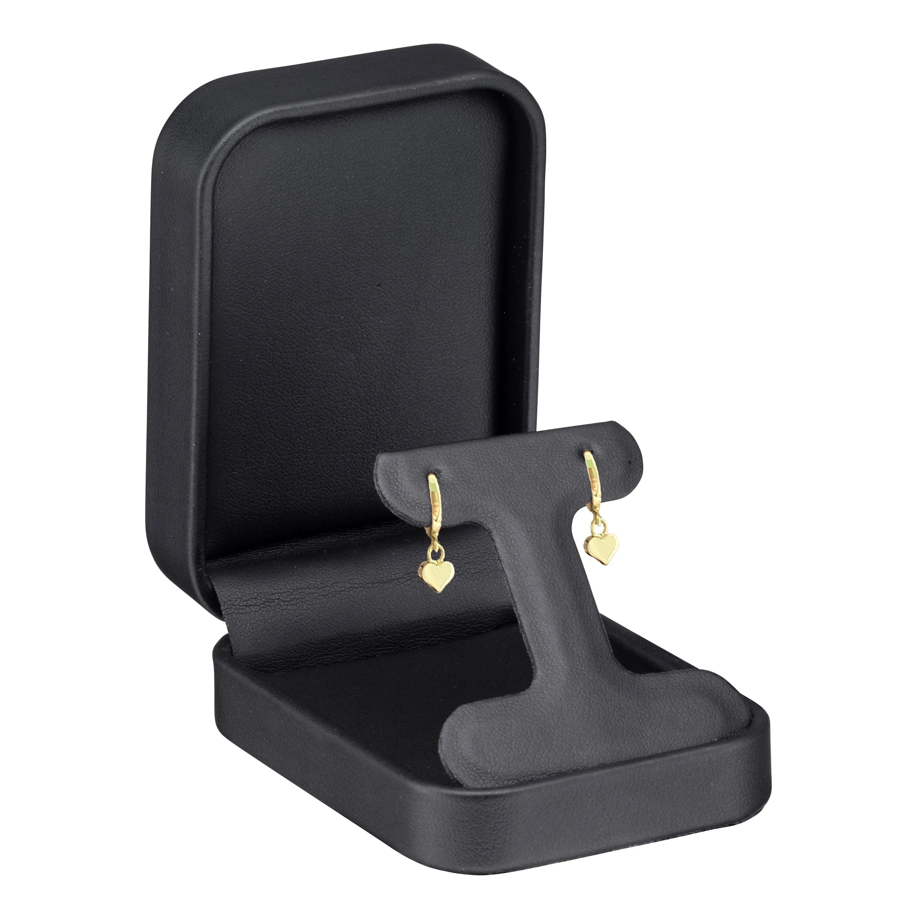 Soft Leatherette T-Style Earring Box, Classic Collection