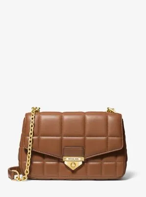 SoHo Large Quilted Leather Shoulder Bag