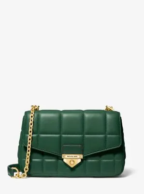 SoHo Large Quilted Leather Shoulder Bag