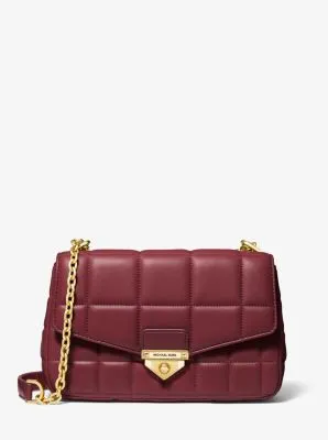 SoHo Large Quilted Leather Shoulder Bag