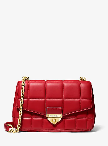 SoHo Large Quilted Leather Shoulder Bag