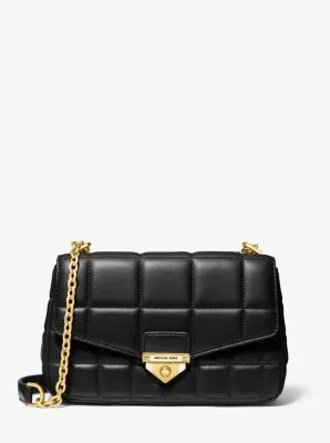 SoHo Large Quilted Leather Shoulder Bag