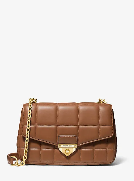 SoHo Large Quilted Leather Shoulder Bag