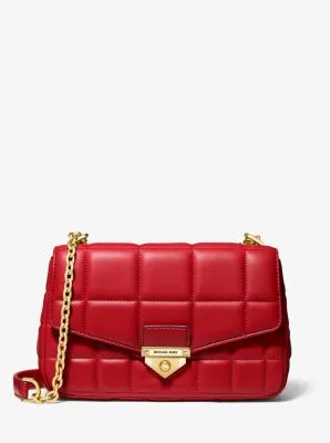 SoHo Large Quilted Leather Shoulder Bag