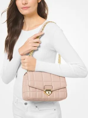 SoHo Large Quilted Leather Shoulder Bag