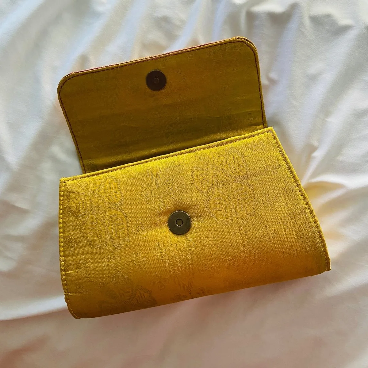 Special Clutch Purse Small - Golden with Amman Flap