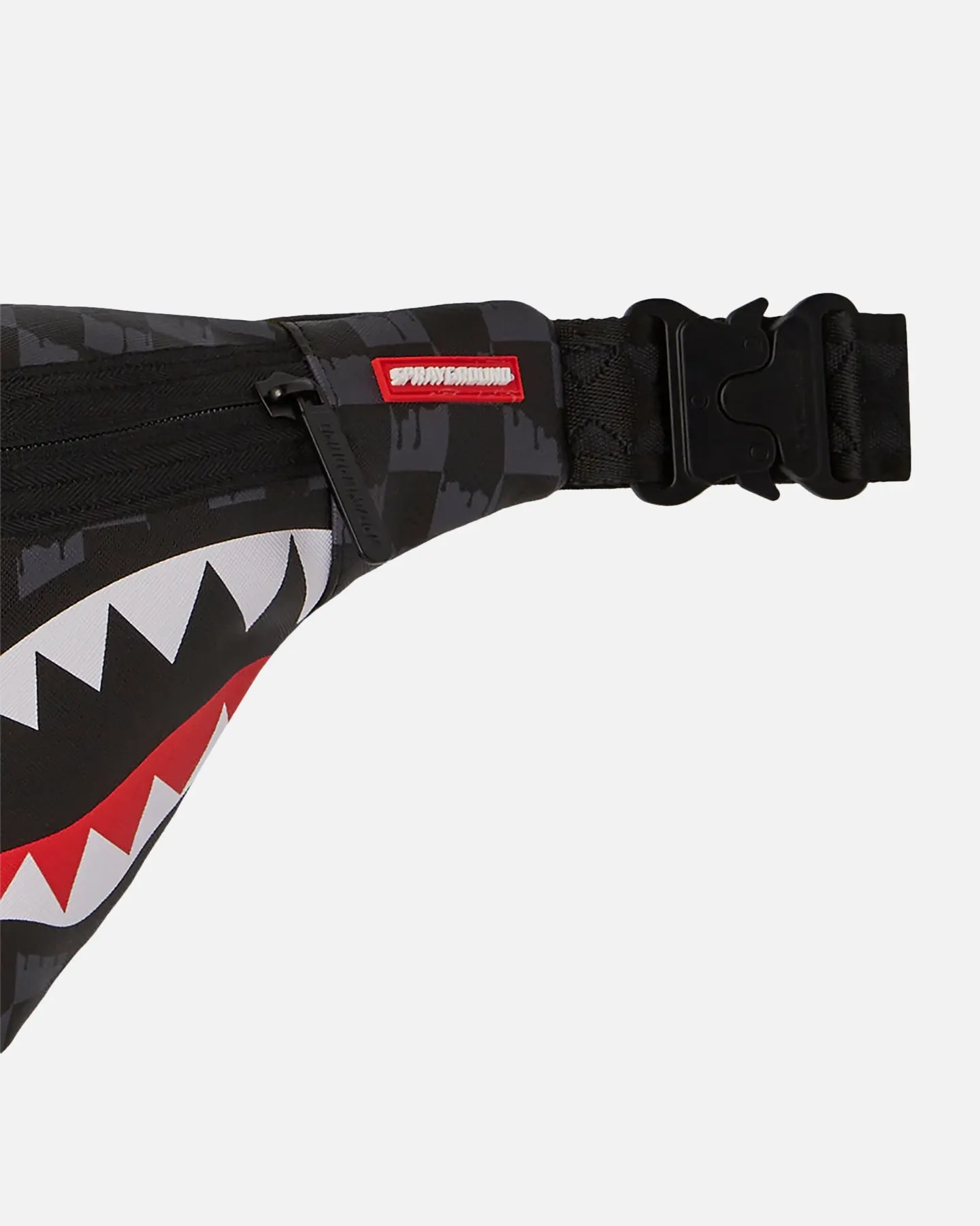 Sprayground Drip Check Shark Savvy Crossbody Bag Multi