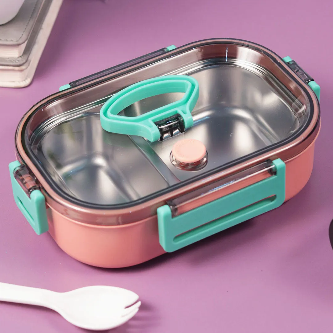 Stainless Steel Lunch Box -Pink(LB-8871)