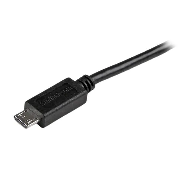 Startech.Com 15Cm 6In Mobile Charge Sync Usb To Slim Micro Usb Cable For Phones & Tablets A To Micro B - M/M - Thin Micr