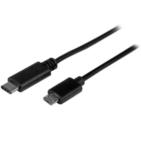 Startech.Com Usb C To Micro Usb Cable 2M 6Ft - Usb-C To Micro Usb Charge Cable - Usb 2.0 Type C To Micro B - Thunderbolt