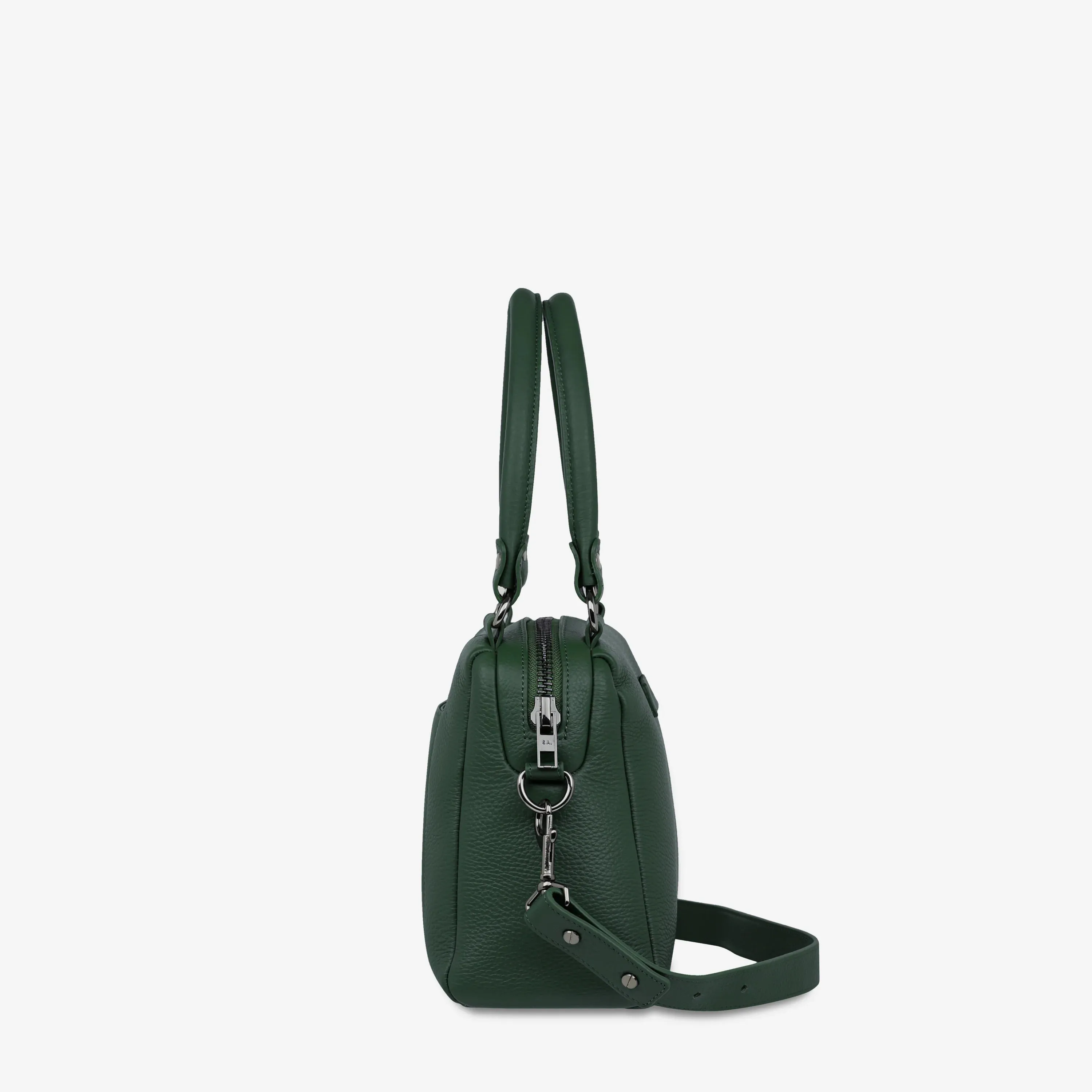 STATUS ANXIETY Womens Mini Mountains Leather Bag Green