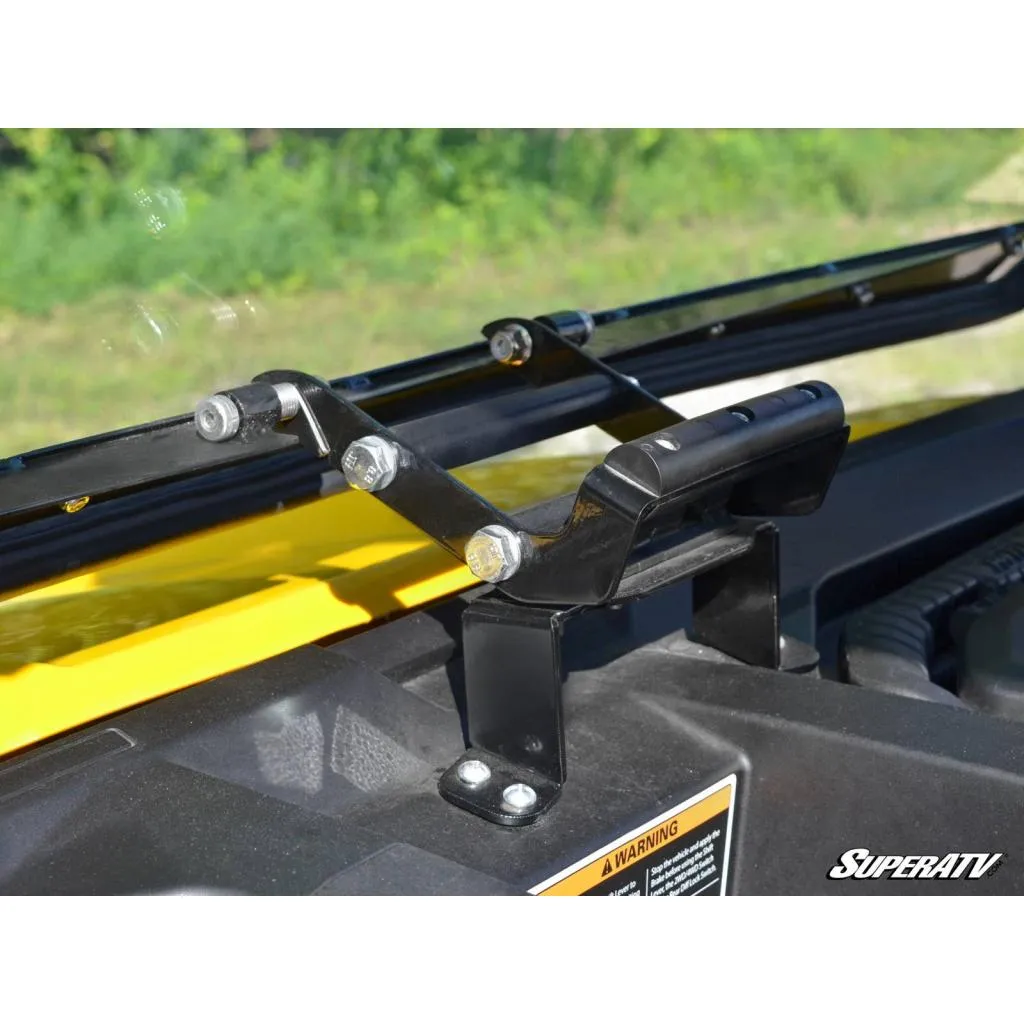 SuperATV Can-Am Defender Scratch-Resistant Flip Windshield