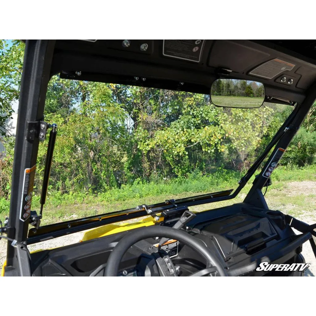 SuperATV Can-Am Defender Scratch-Resistant Flip Windshield