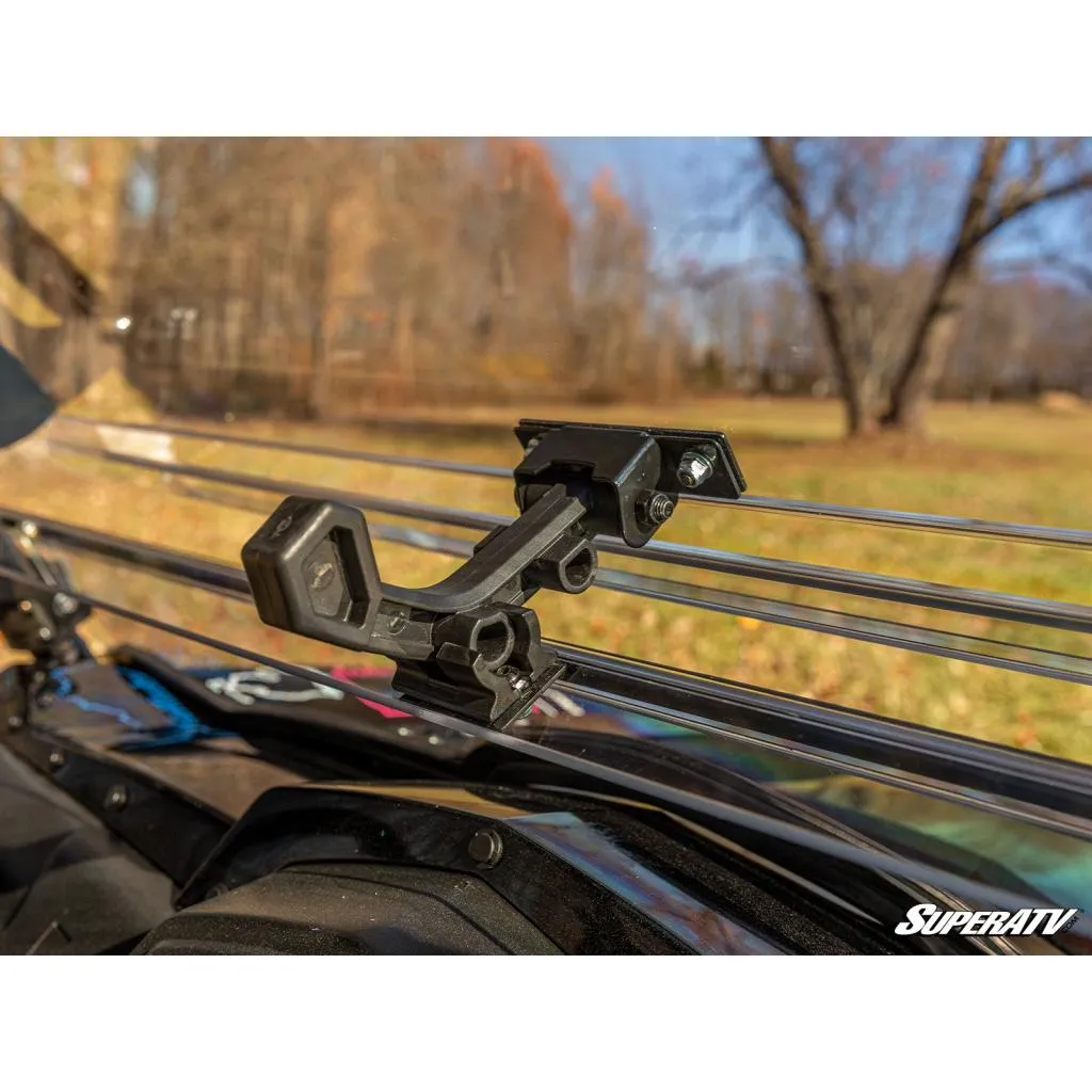 SuperATV CFMOTO UForce 800 Scratch-Resistant Flip Windshield