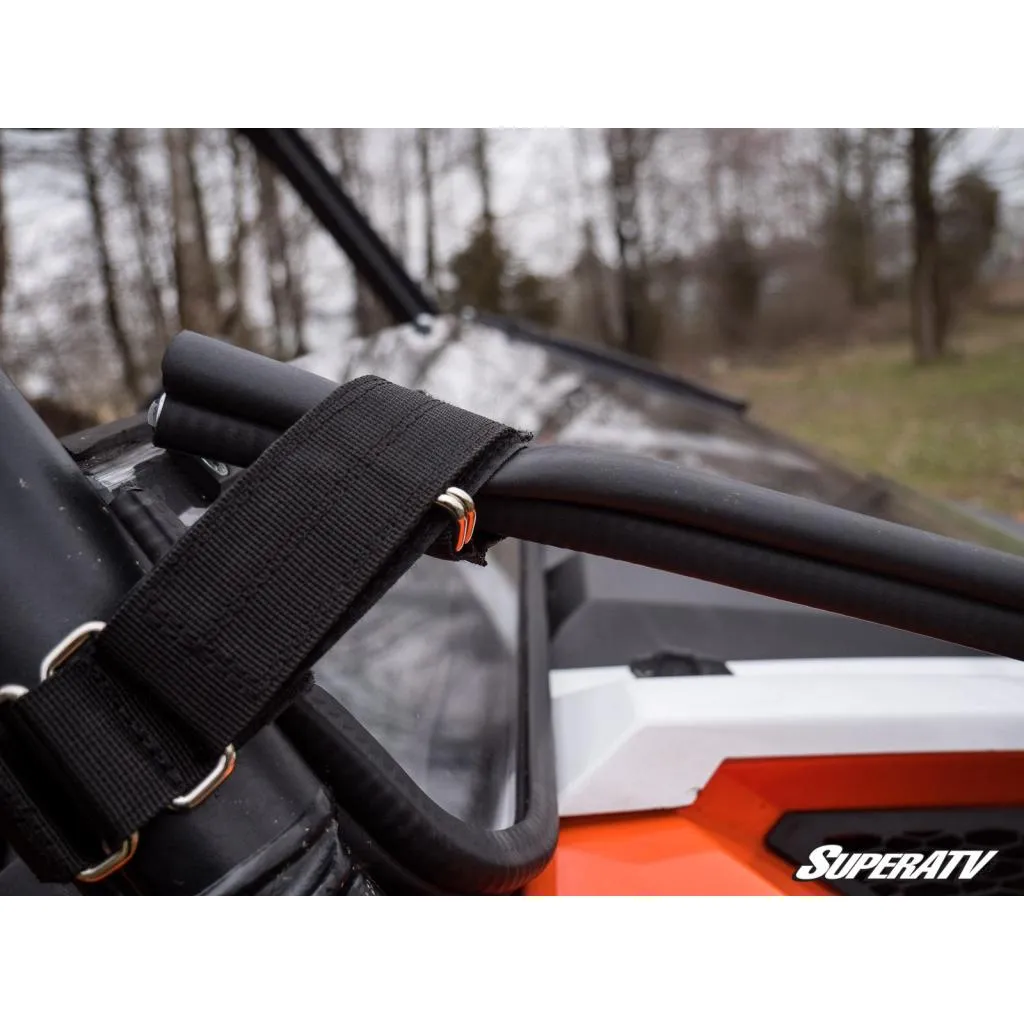 SuperATV Polaris General XP 1000 Scratch Resistant Flip Down Windshield