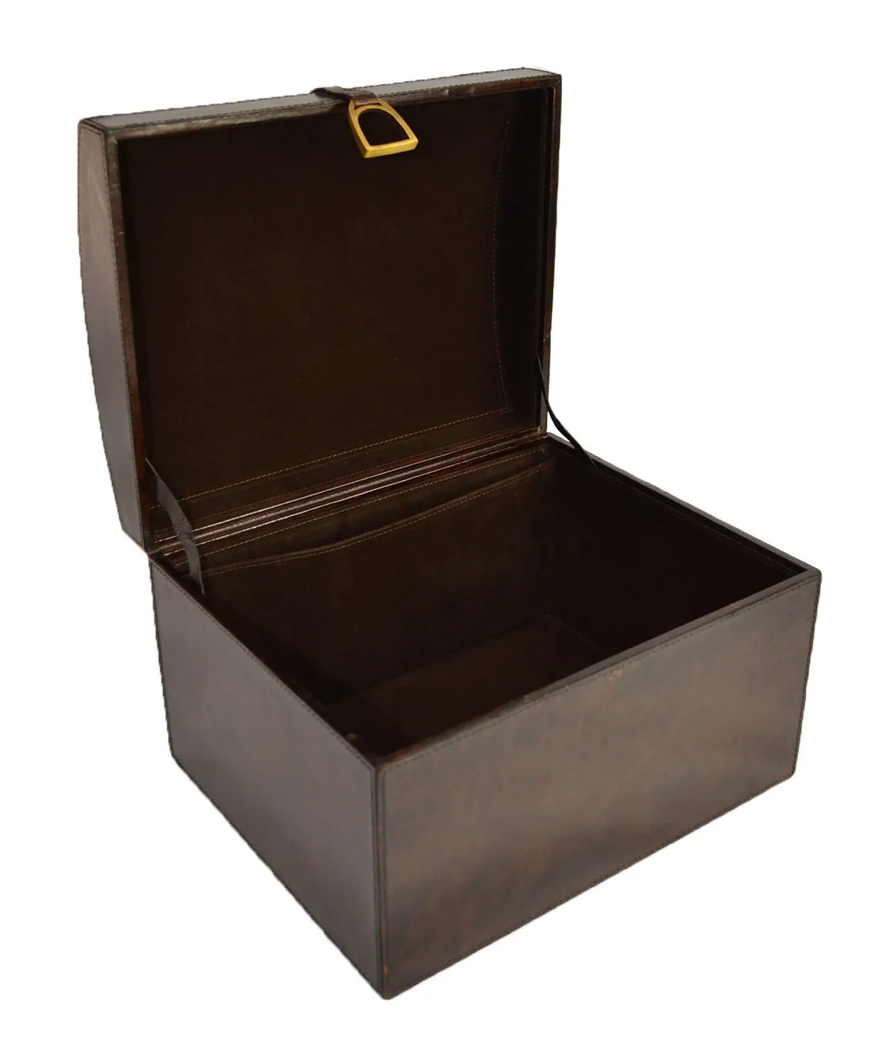 Tapper Leather Box with Stirrup